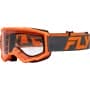 Gafas FLY RACING Focus - Antracita / Naranja - Lente Transparente