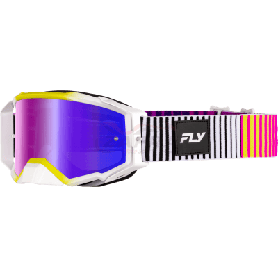 Gafas FLY RACING Zone Elite - Rosa / Amarillo / Morado