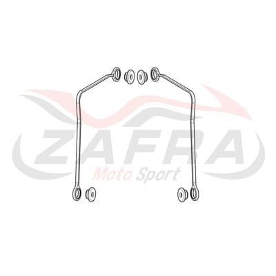 Tornillería respaldo Shad D0RI60 para baúl SH42 2019