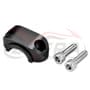 Abrazadera superior soporte maneta con goma ART negro Ref. 1058930