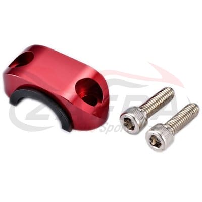 Abrazadera superior soporte maneta con goma ART rojo Ref. 1058933