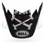 Visera Bell Moto-9 Flex FASTHOUSE WRWF Negro/Blanco/Gris
