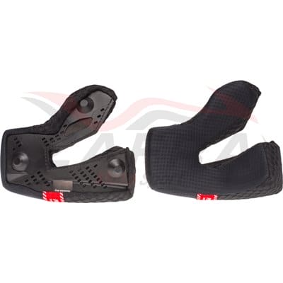 Carrilleras BELL MOTO-10 30mm. Negro