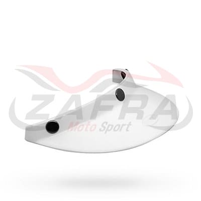 Visera 3 corchetes BELL 510 para Custom 500 - Blanco