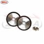 ANCLAJES LATERALES PANTALLA BELL BULLITT PLATA CEPILLADA