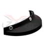 Visera 3 corchetes BELL 520 para Custom 500 - Negro
