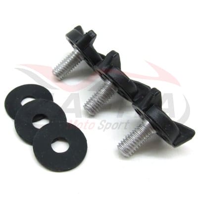 KIT TORNILLOS BELL MX-9 / MX-9 ADVENTURE PLATA (3 UNIDADES)