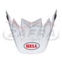 Visera BELL MOTO-9 Flex Hello Cousteau Reef - Blanco