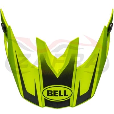 Kit Visera BELL Moto-10 - Sliced Matte/Gloss Retina/Blue