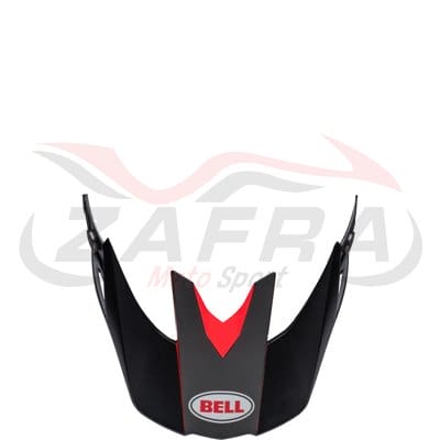 Visera BELL Moto-10 - Satin/Gloss Black/Red