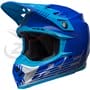 Casco BELL MOTO-9 MIPS LOUVER Gris/Azul, 58-59 / Talla L