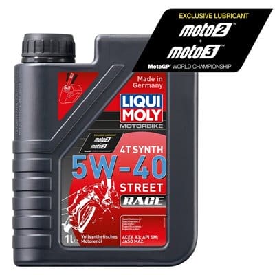 Botella de 1L aceite Liqui Moly 100% sintÃ©tico 5W-40 Street Race