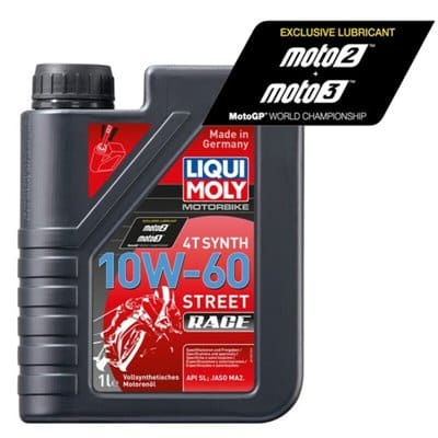 Botella de 1L aceite de motor Liqui Moly 100% sintÃ©tico 4T Synth 10w-60 Race