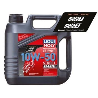 Garrafa de 4L aceite Liqui Moly 100% sintÃ©tico 10W-50 Street Race