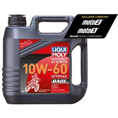 Garrafa de 4L aceite Liqui Moly 100% sintÃ©tico 10W-60 Off road Race