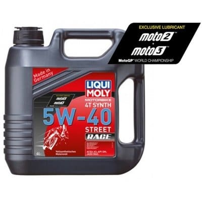 Garrafa de 4L aceite Liqui Moly 100% sintÃ©tico 5W-40 Street Race