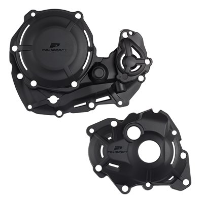 KIT PROTECTOR TAPA EMBRAGUE + ENCENDIDO EXTREME YAMAHA YZ450F (23-24) YZ450FX/WR450F (24) Negro