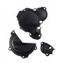 KIT PROTECTOR TAPA EMBRAGUE + ENCENDIDO + BOMBA AGUA KTM SX/XC 250/300 (23-24) HUSQVARNA TX300/TC250 (23-24) Negro