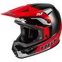 Casco FLY RACING Kinetic Special Edition DBK - negro/rojo/gris