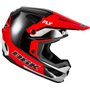 Casco FLY RACING Kinetic Special Edition DBK - negro/rojo/gris