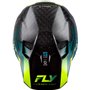 Casco FLY RACING Formula S Carbon Byte - Black Carbon/Teal/Lime