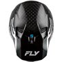 Casco FLY RACING Formula S Carbon Byte - Black Carbon/gris/plata