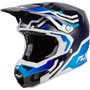 Casco FLY RACING Formula S Carbon Byte - Blue Carbon/blanco