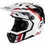 Casco FLY RACING Formula CP Seal - blanco/negro/rojo