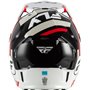 Casco FLY RACING Formula CP Seal - blanco/negro/rojo