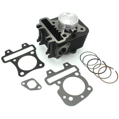 CILINDRO COMPLETO PIAGGIO 50CC 4TPS ZIP / FLY / LIBERTY / VESPA ET4 D.49MM  ( OEM : 969603 / MOTEUR 2 SOUPAPES )