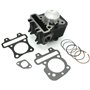 CILINDRO COMPLETO PIAGGIO 50CC 4TPS ZIP / FLY / LIBERTY / VESPA ET4 D.49MM  ( OEM : 969603 / MOTEUR 2 SOUPAPES )