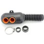 CAJA DE AIRE CARENZI  UNIVERSAL TYPE KARTING  Ø 35MM / Ø 50MM NEGRO