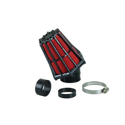 FILTRO AIRE CARENZI 30 28/35 CARBON/ROJO