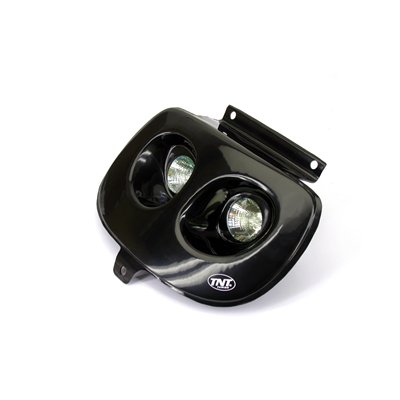 MASCARA DOBLE OPTIC HALOG MBK 50 BOOSTER 1999-2003 / YAMAHA 50 BWS 1999-2003 NEGRA