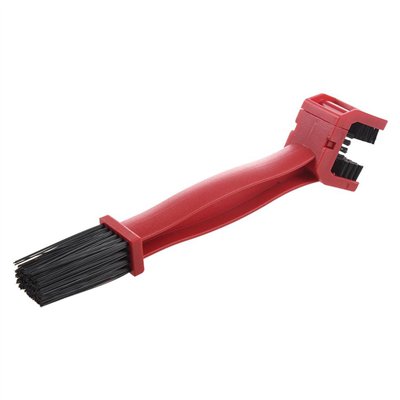 CEPILLO DE LIMPIEZA DE CADENA DE TRANSMISIÓN ROJO