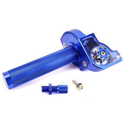 PUÑO GAS RAPIDO ALU AZUL ANODISADO