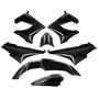 KIT CARROSARIA  DERBI SENDA DRD / XTREM 2000-2011  NEGRO (7 PIEZAS)