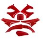 KIT CARROSARIA  DERBI SENDA DRD / XTREM 2000-2011  ROJO (7 PIEZAS)