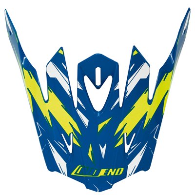 VISERA DE CASCO CROSS NOEND CRACKED AZUL