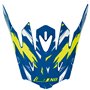 VISERA DE CASCO CROSS NOEND CRACKED AZUL