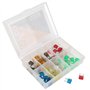CONJUNTO DE 66 MINI FUSIBLES PLANOS / MICRO FUSIBLE (5A, 7.5A, 10A, 25A, 20A, 25A, 30A)