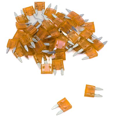 MINI FUSIBLES PLATS / MICRO FUSIBLE ENFICHABLE 5A (LOT DE 50)