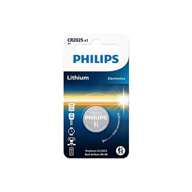 PILA DE BOTÓN LITHIUM  PHILIPS CR2025 ( 1PZS ) (  TMAX 2015-2025 )