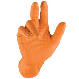 GUANTE TALLER NITRILO / GRIP NARANJA TALLA XXL