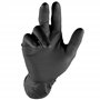 GUANTE DE TALLER  NITRILO / GRIP NEGRO TALLA M  (CAJA DE 50 UNIDADES)