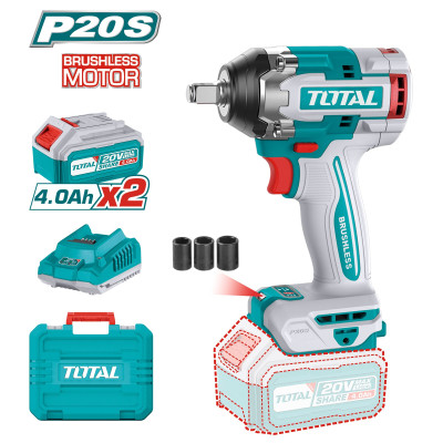 LLAVE IMPACTO 1/2'' BRUSHLESS A BATERÍA TOTAL MOD. TIWLI2050