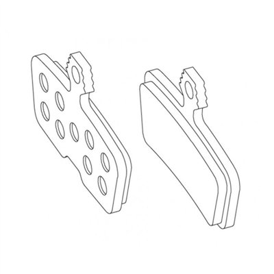 J.PASTILL.FRENO SRAM AVID CODE BT METAL/ACERO(20P)